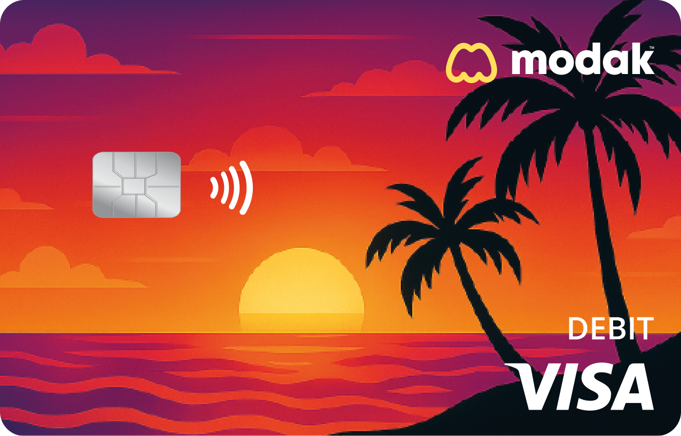 MoSunset card design