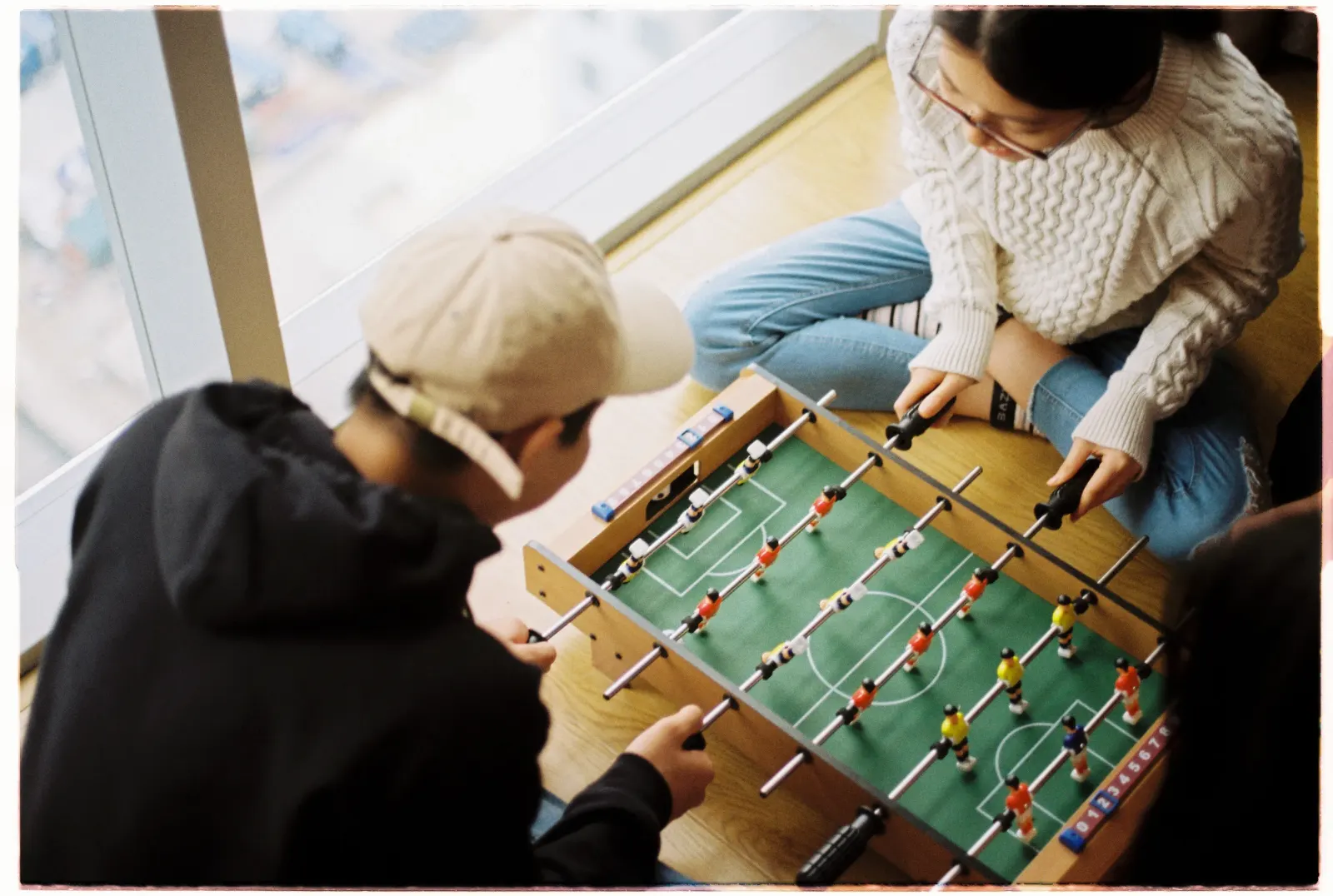 Playing boardgames with friends