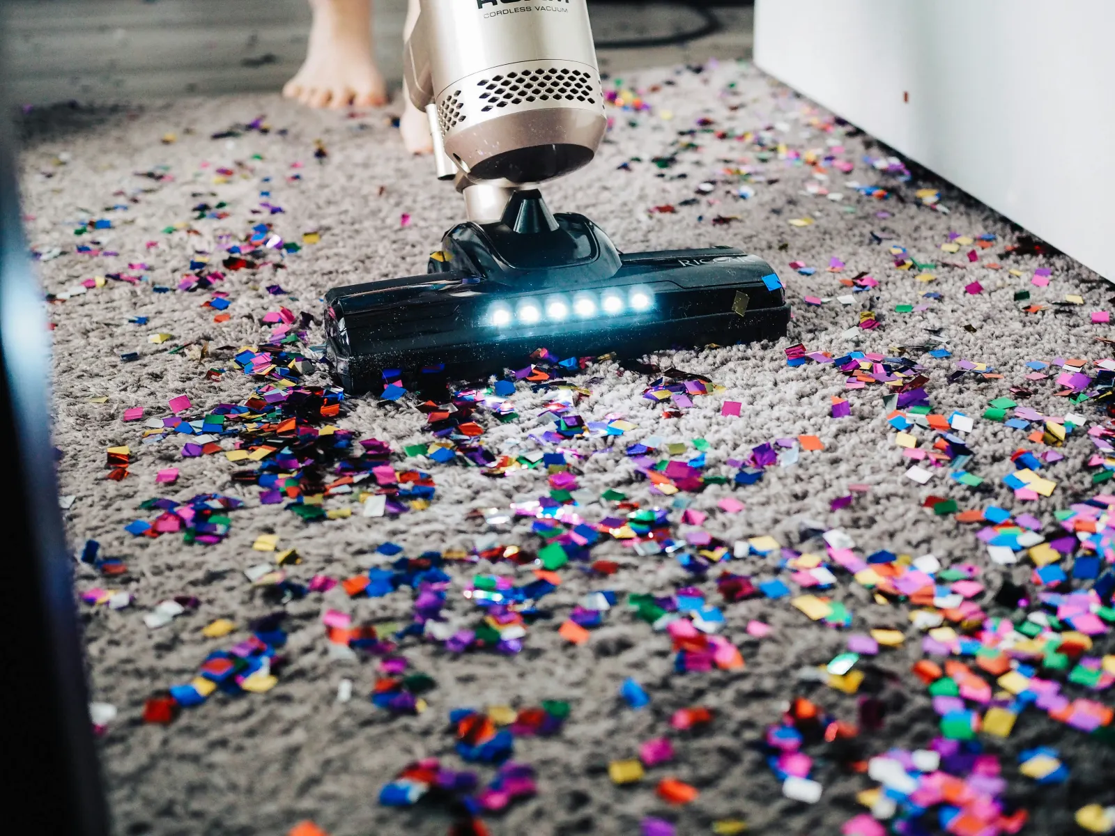 task of vacuuming