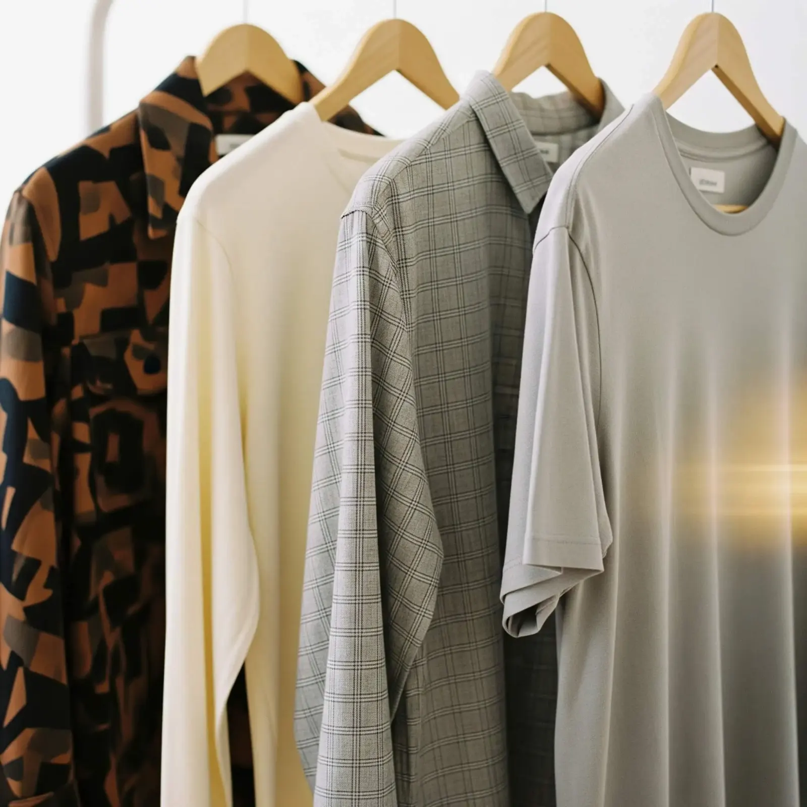 Hanging clothes